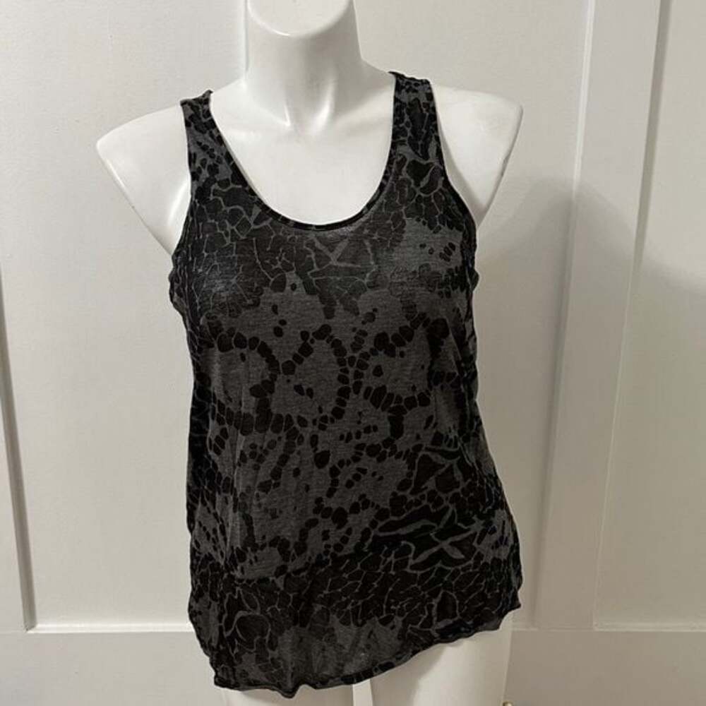 GAP Patterned Black & Grey Women’s Tank Top Size XL